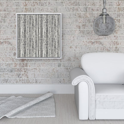 Washed Out Canvas Pattern Framed Canvas