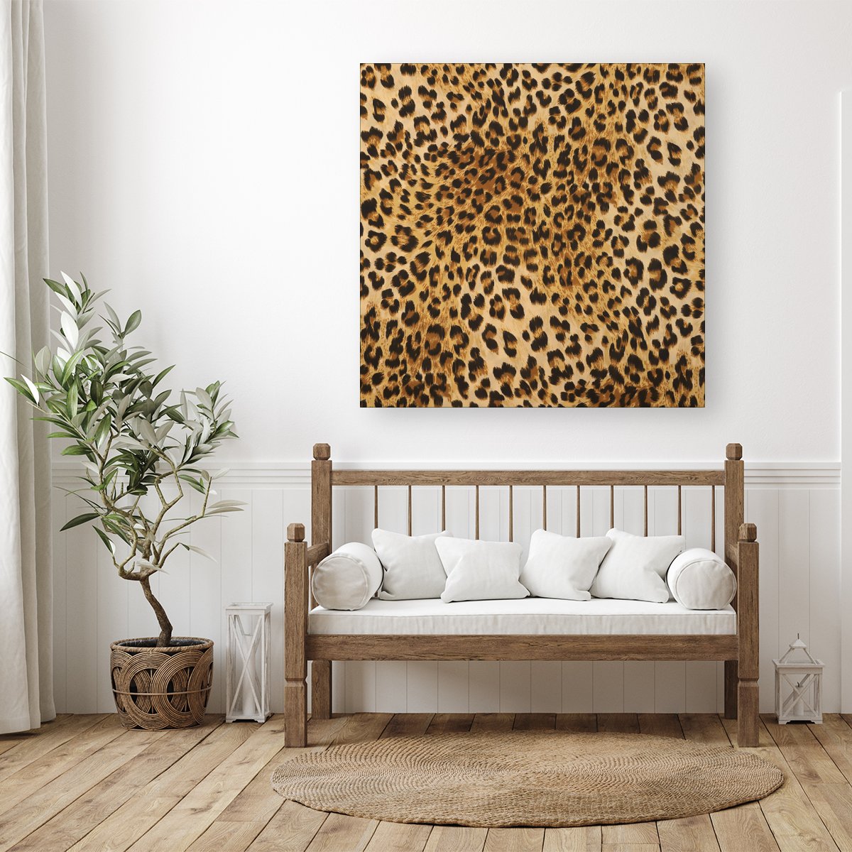 Wild Animal Pattern Canvas