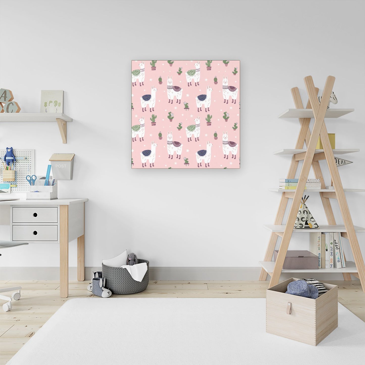 Happy Lama Canvas