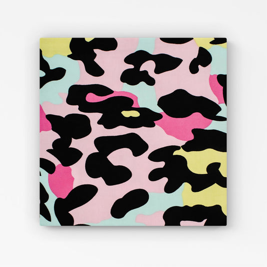 Colourful Leopard Print Canvas