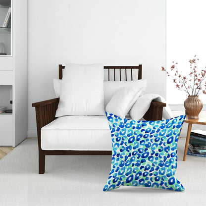 Watercolour Leopard Print Floor Cushion
