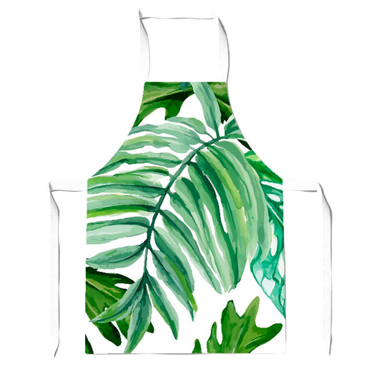 Exotic Rainforest Leaves Apron