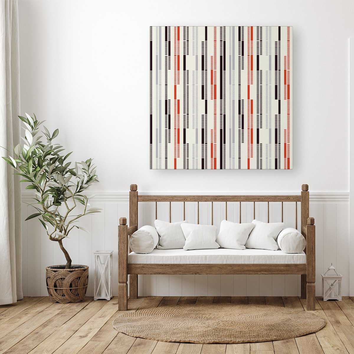 Dashed Stroke Pattern Canvas