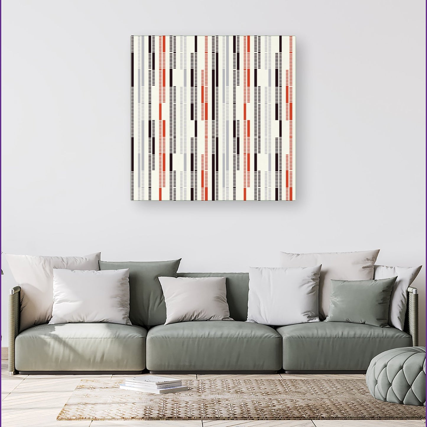 Dashed Stroke Pattern Canvas