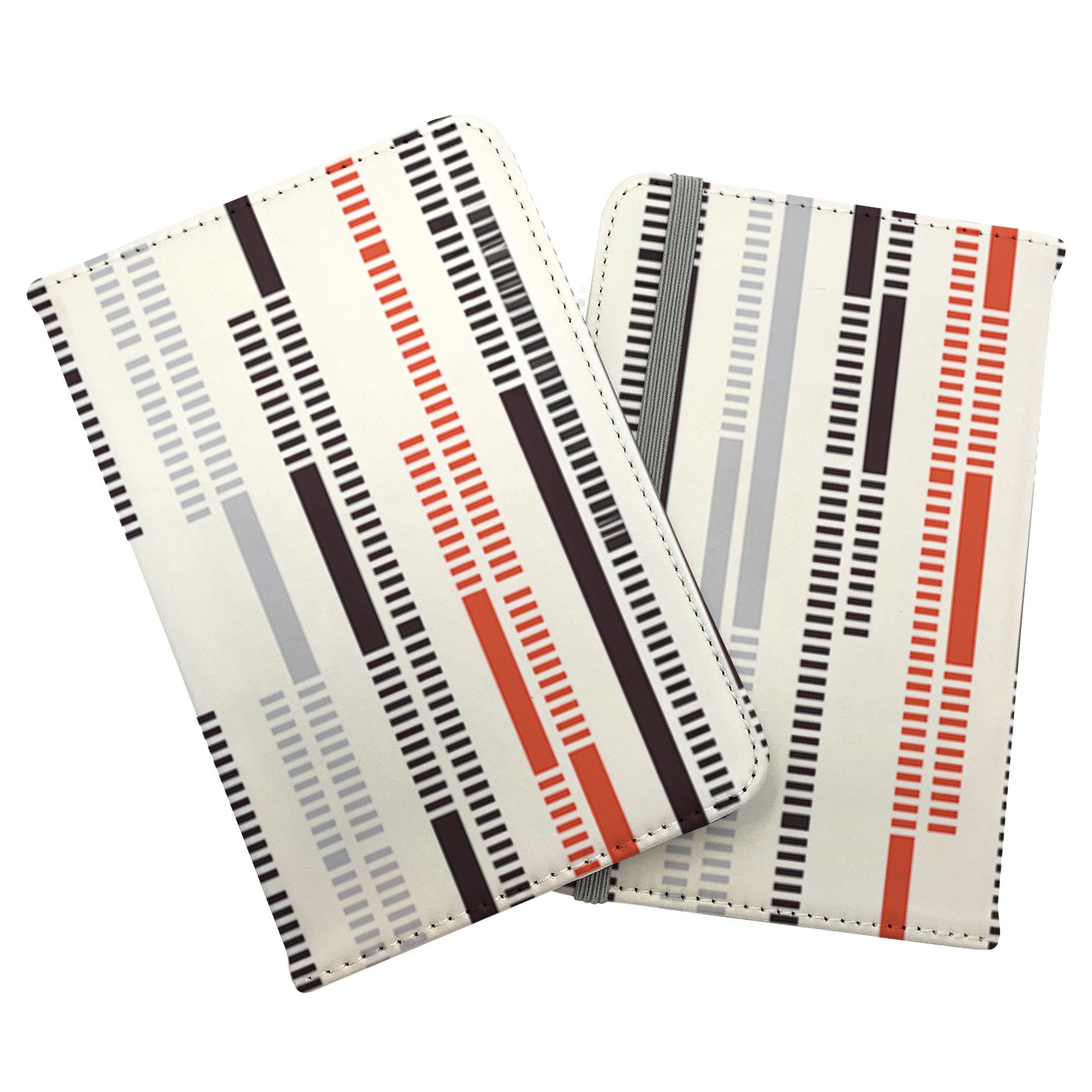 Dashed Stroke Pattern Passport Cover