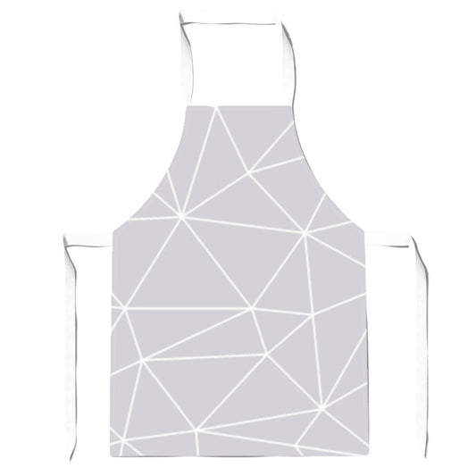 Geometric Triangle Pattern Apron