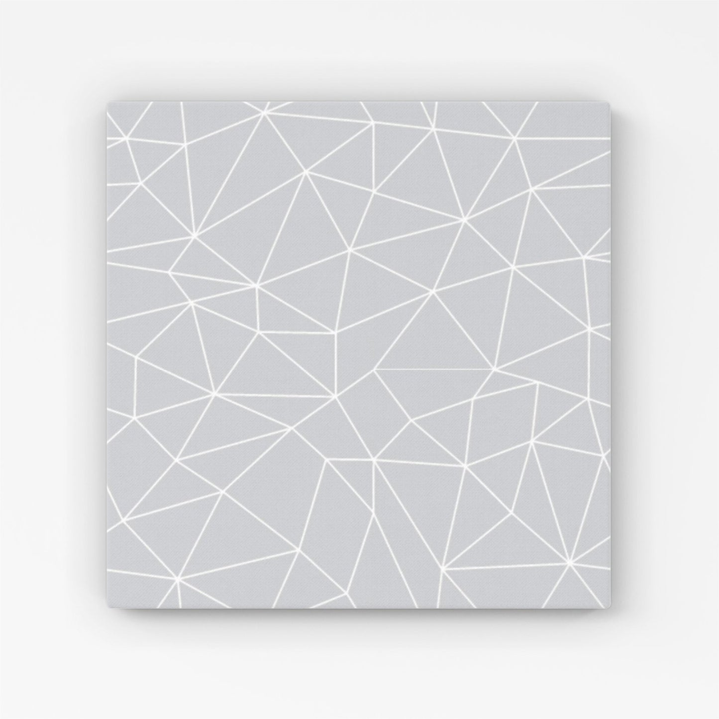 Geometric Triangle Pattern Canvas