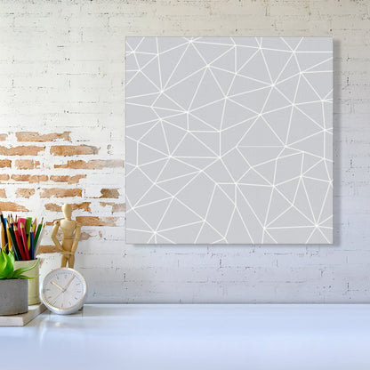 Geometric Triangle Pattern Canvas