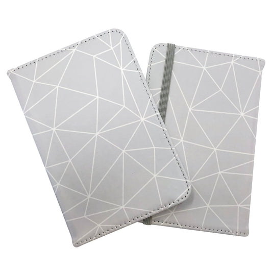 Geometric Triangle Pattern Passport Cover