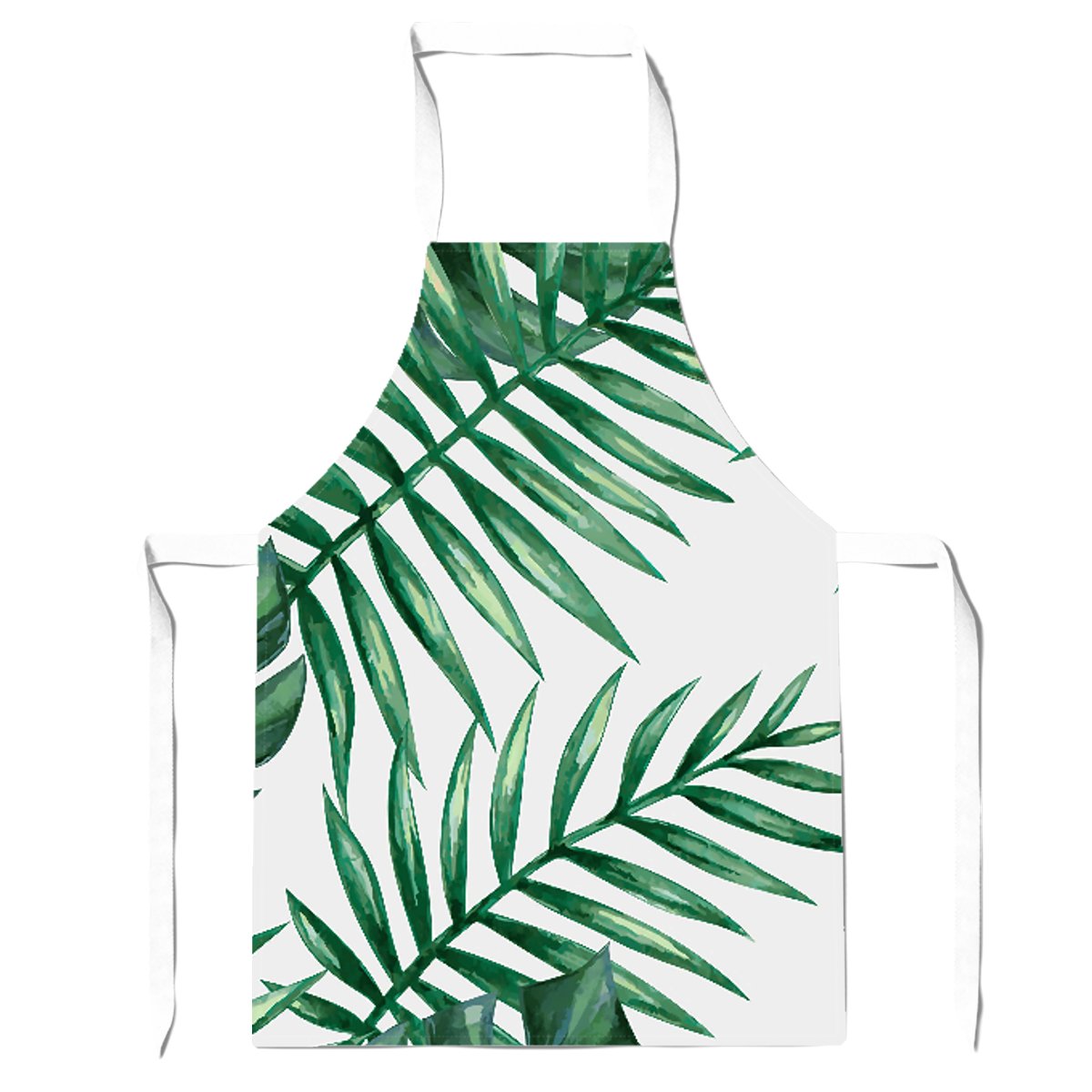 Watercolour Tropical Leaves Apron