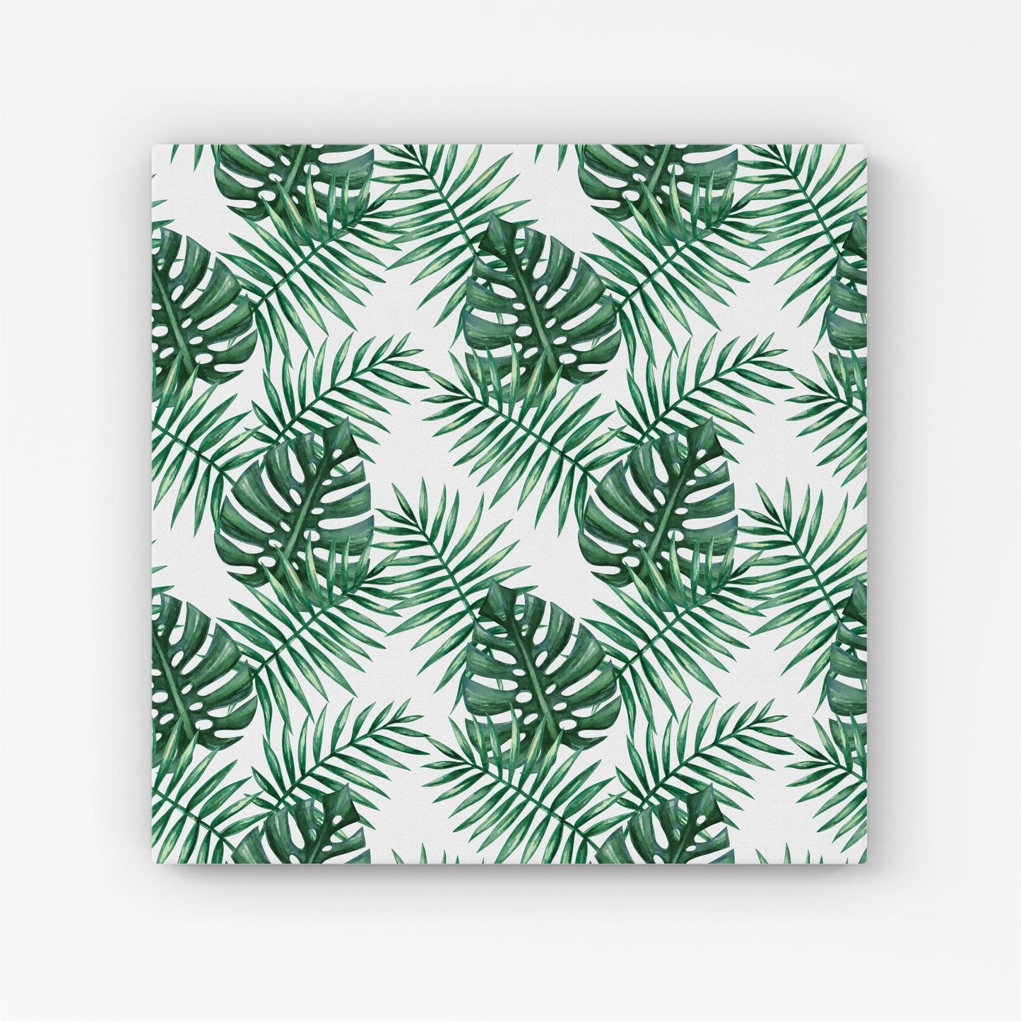 Watercolour Tropical Leaves Canvas