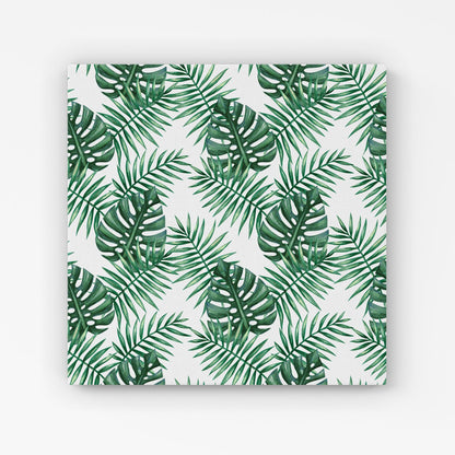 Watercolour Tropical Leaves Canvas