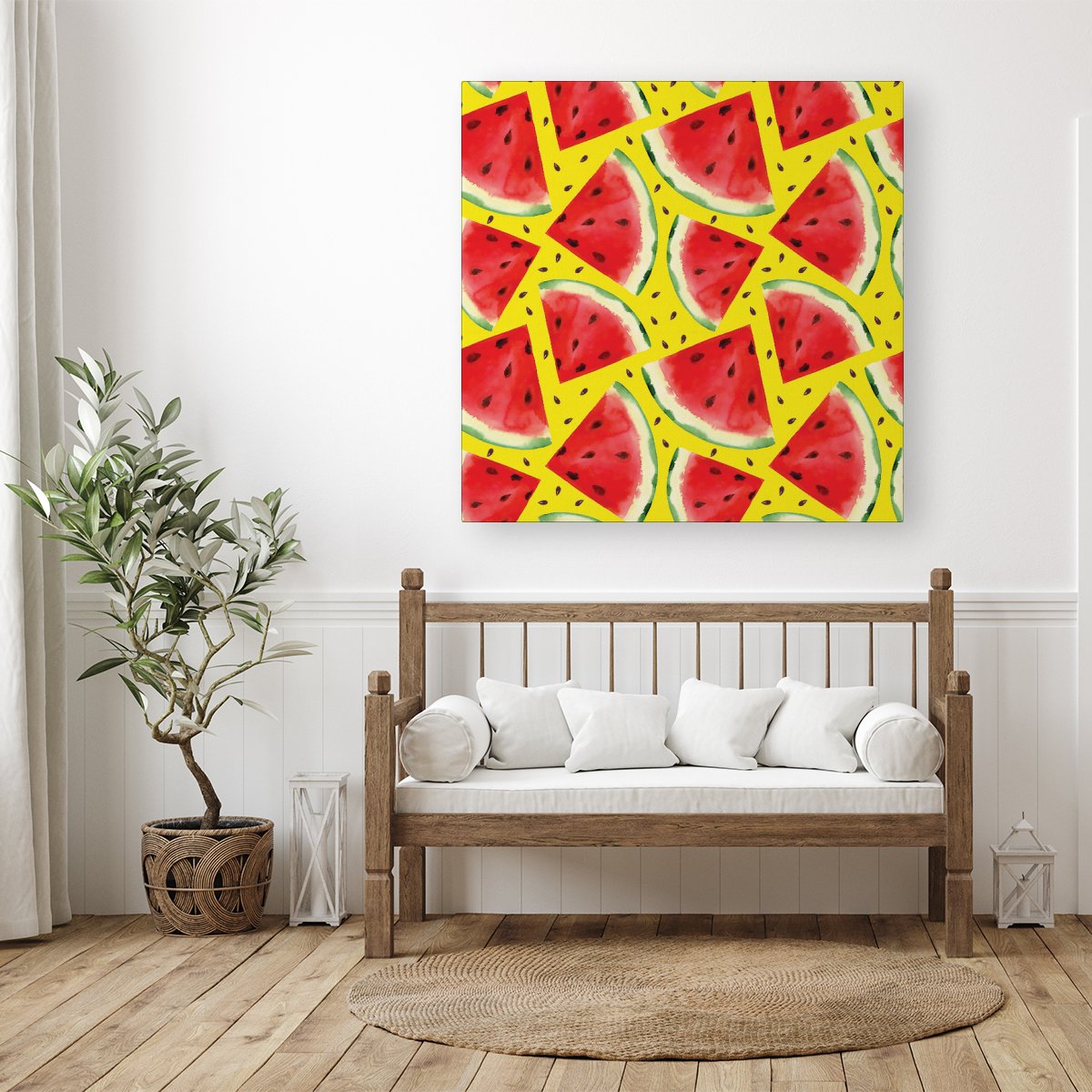 Watermelon Pattern Canvas