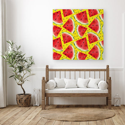 Watermelon Pattern Canvas