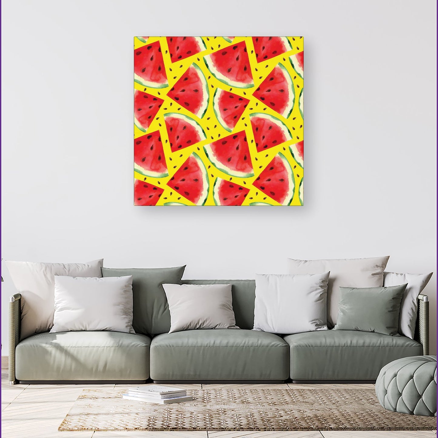 Watermelon Pattern Canvas