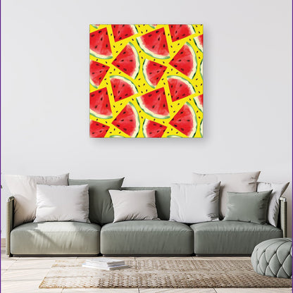 Watermelon Pattern Canvas