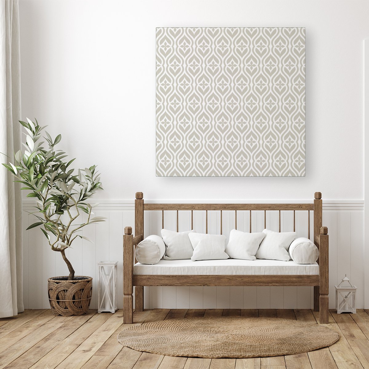 Abstract Ornament Pattern Canvas