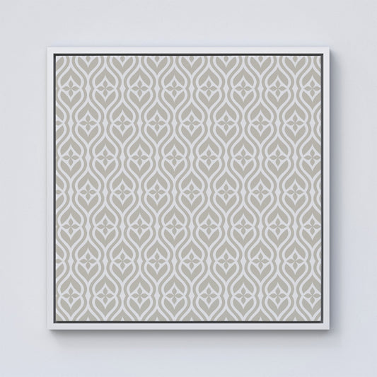 Abstract Ornament Pattern Framed Canvas