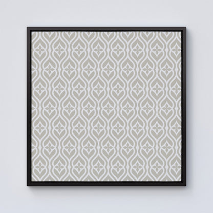 Abstract Ornament Pattern Framed Canvas
