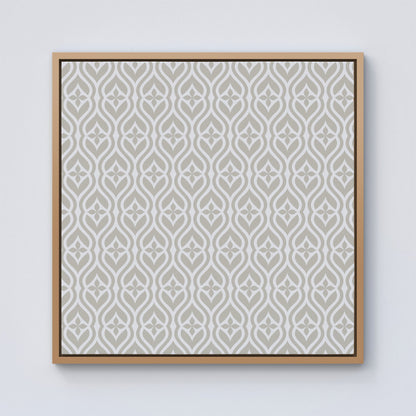 Abstract Ornament Pattern Framed Canvas