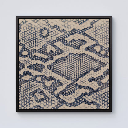 Snake Skin Framed Canvas