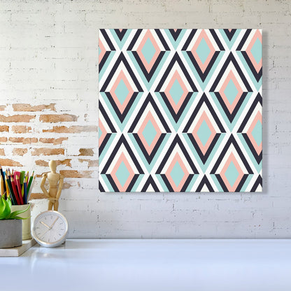 Zig Zag Abstract Pattern Canvas