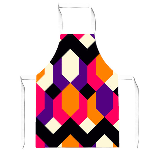 Coloured Abstract Pattern Apron