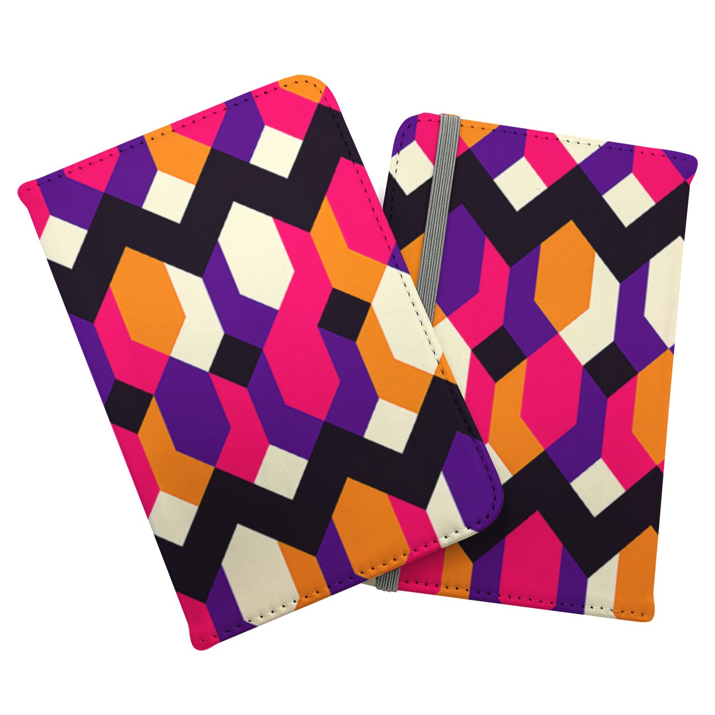 Coloured Abstract Pattern Passport Cover