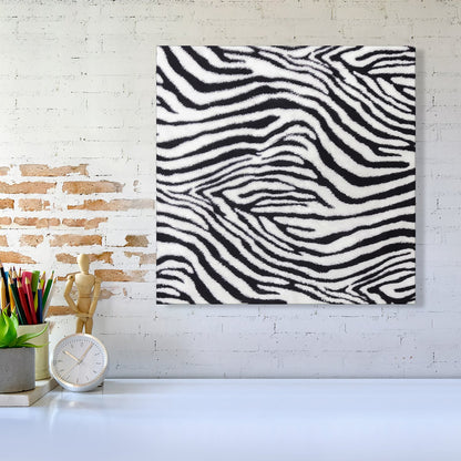Zebra Texture Pattern Canvas