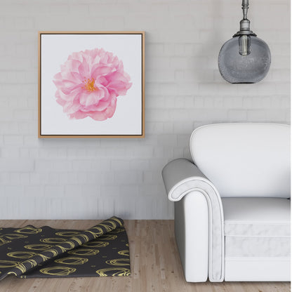 Single Cherry Blossom Framed Canvas