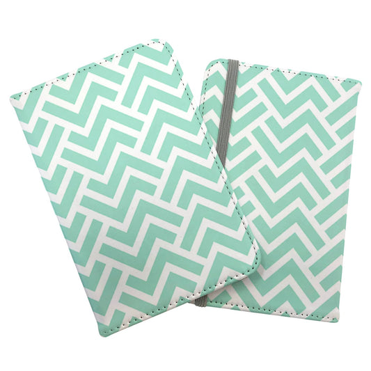 Green Geometric Pattern Passport Cover