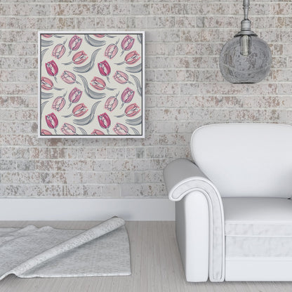 Tulips Framed Canvas