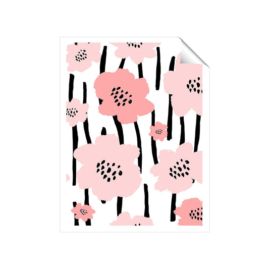 Pastel Pink Flowers Art Prints