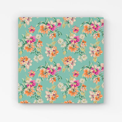 Bright Flower Sketch Canvas