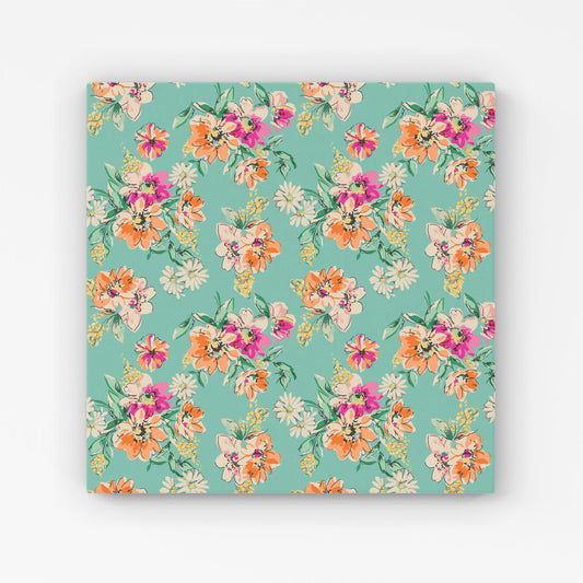Bright Flower Sketch Canvas