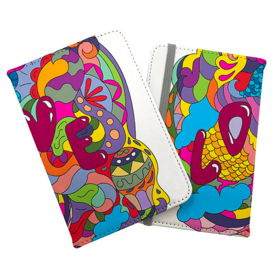Motley Doodling Love Passport Cover