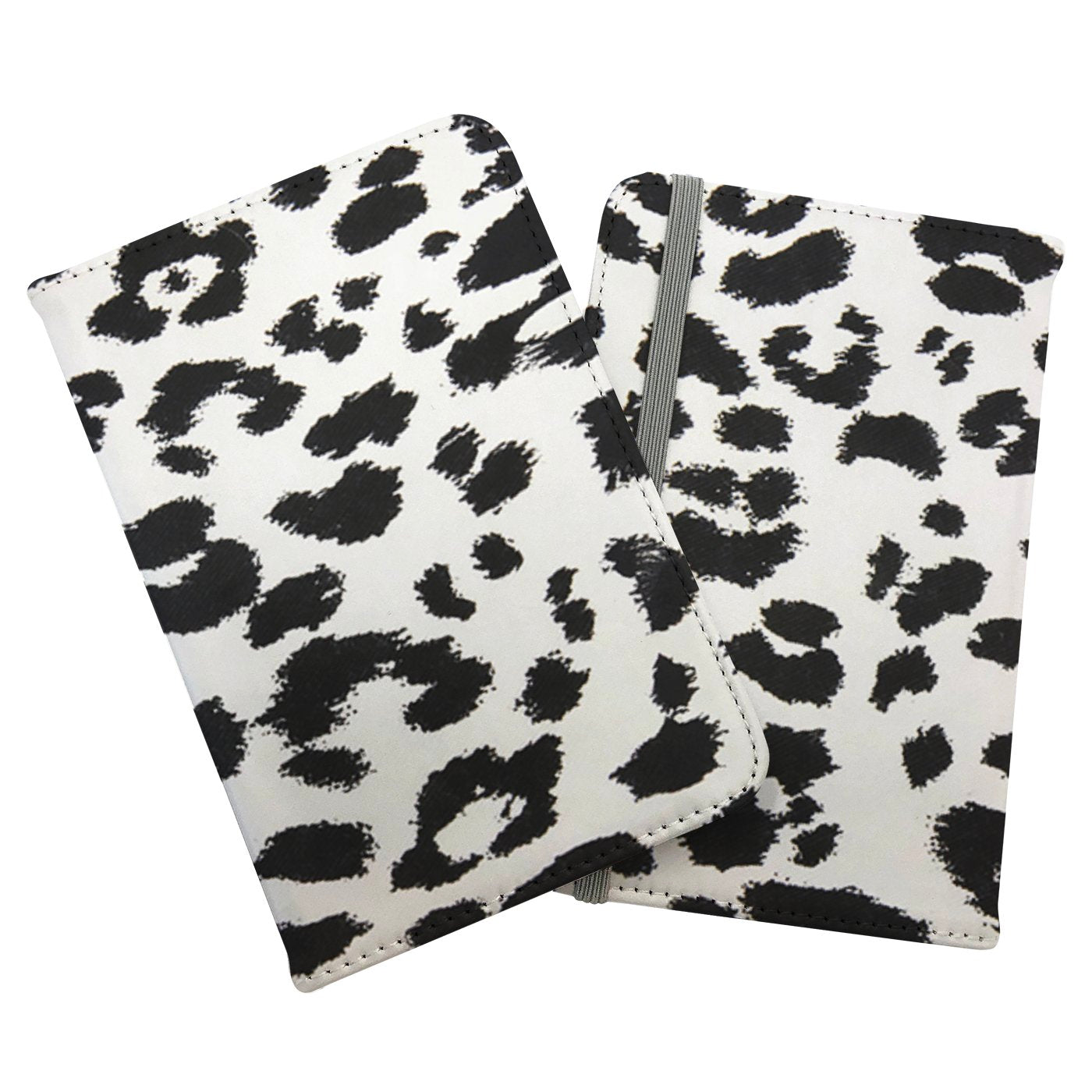 Black Leopard Print Passport Cover