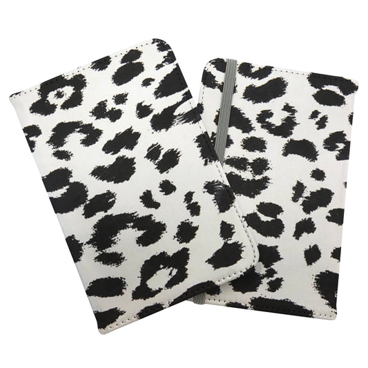 Black Leopard Print Passport Cover