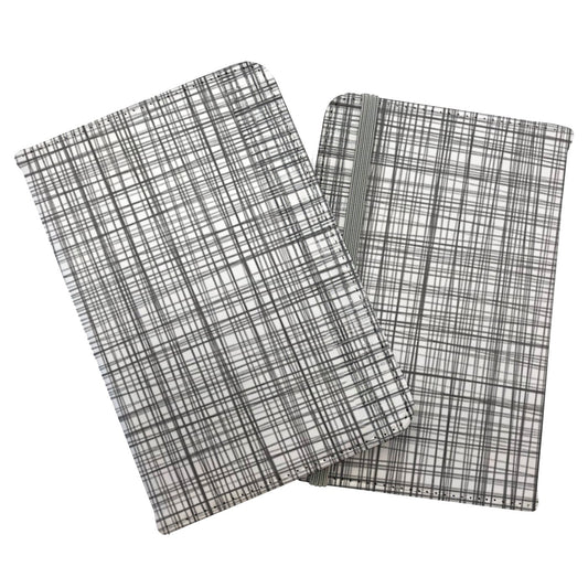 Monochrome Pencil Scribble Passport Cover