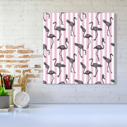 Pineapple Flamingo Canvas