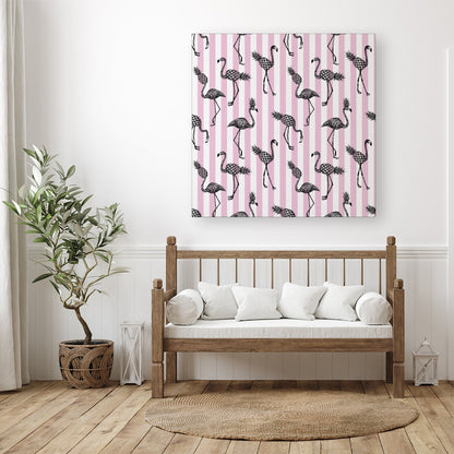 Pineapple Flamingo Canvas
