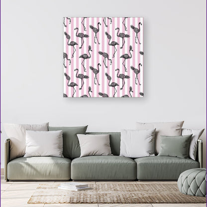 Pineapple Flamingo Canvas