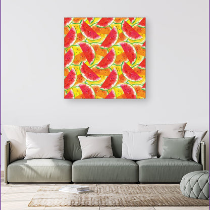 Melon Print Canvas