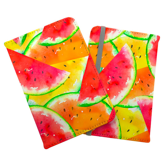 Melon Print Passport Cover