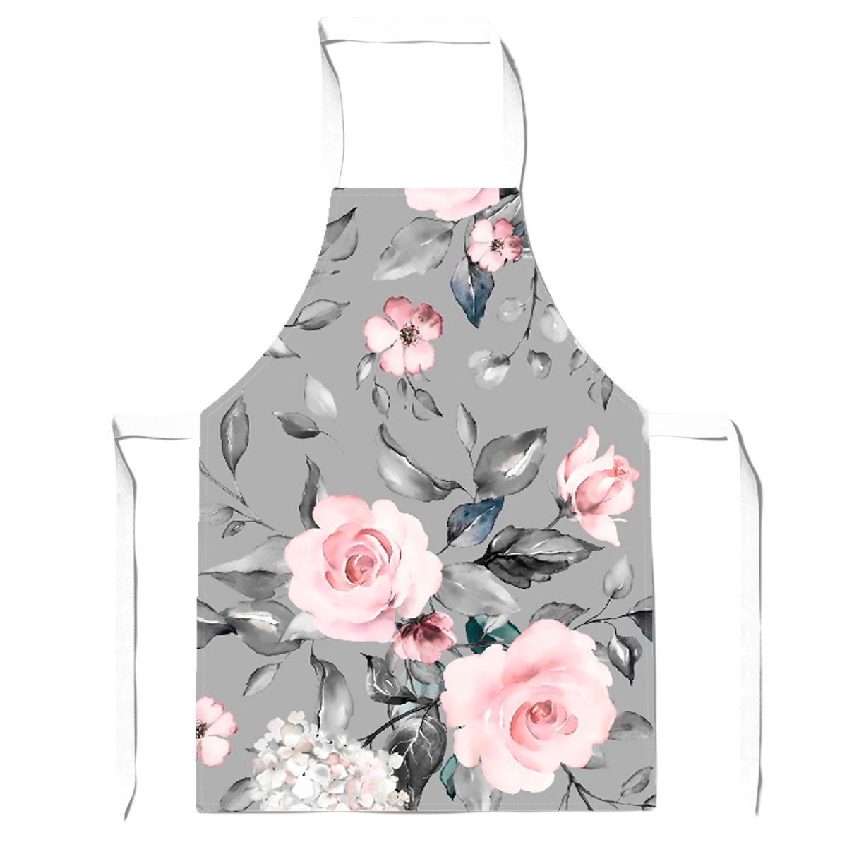 Dusty Pink Roses Apron
