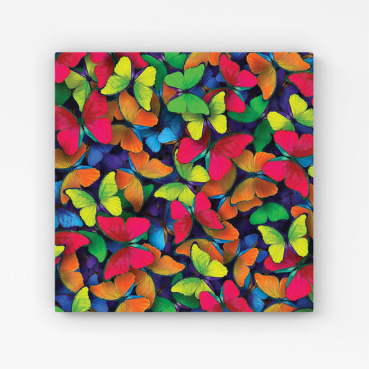 Rainbow Butterflies Canvas