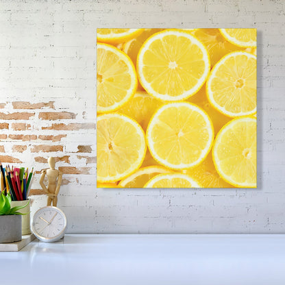 Vibrant Lemons Canvas