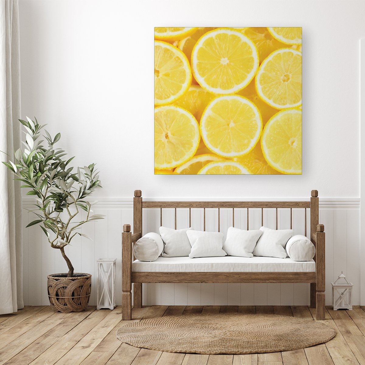 Vibrant Lemons Canvas
