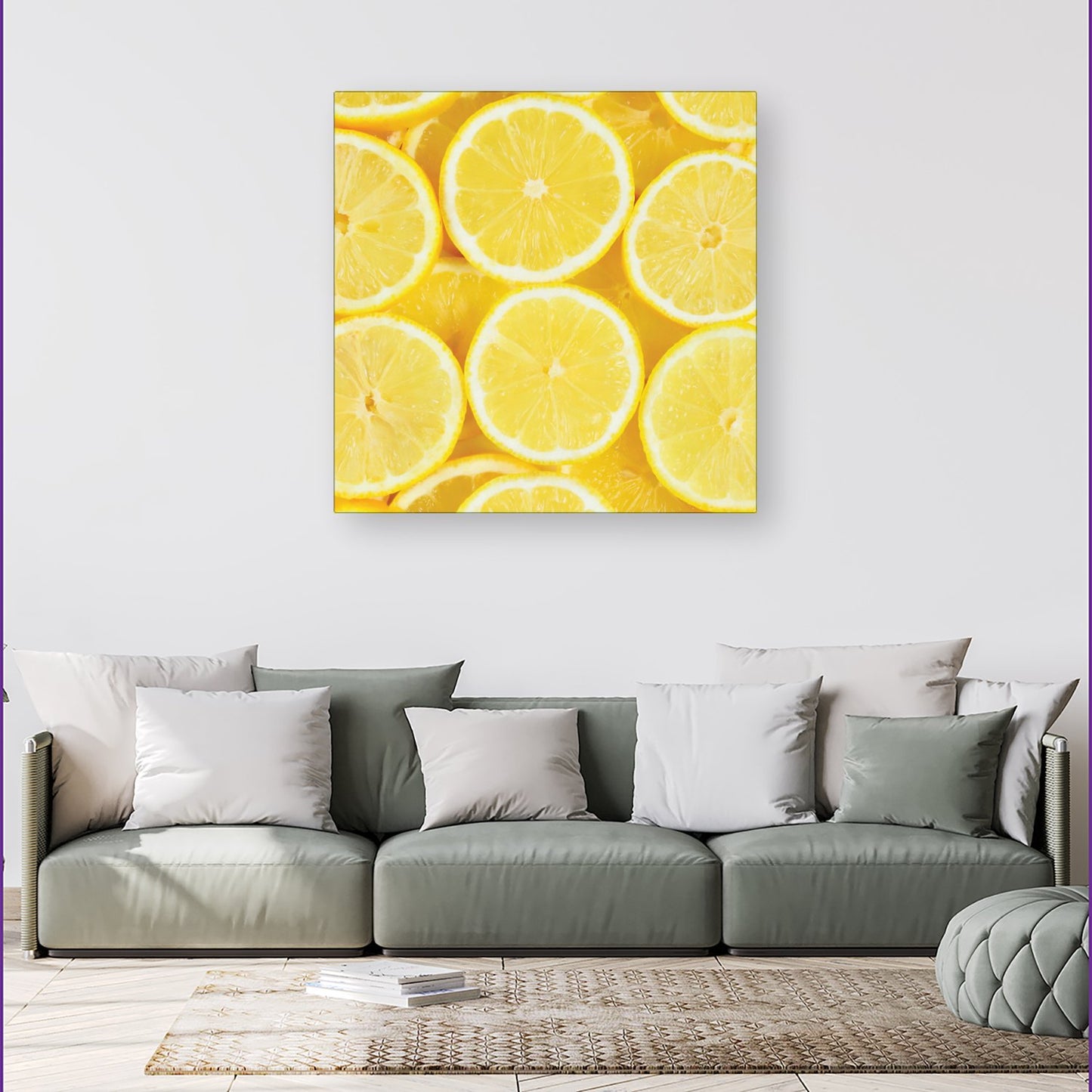 Vibrant Lemons Canvas