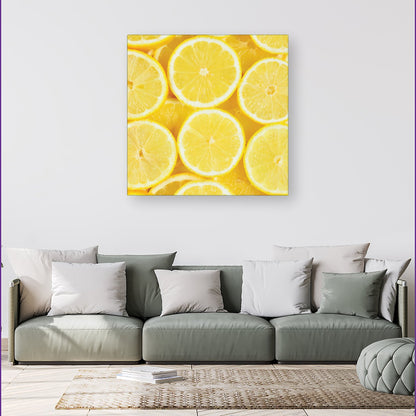 Vibrant Lemons Canvas